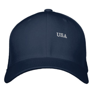 USA EMBROIDERED BASEBALL CAP