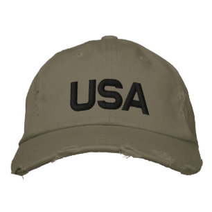 USA EMBROIDERED BASEBALL CAP