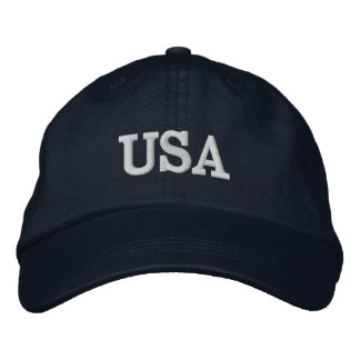 USA EMBROIDERED BASEBALL CAP