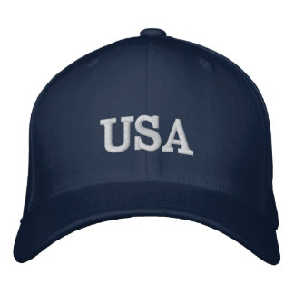 USA EMBROIDERED BASEBALL CAP
