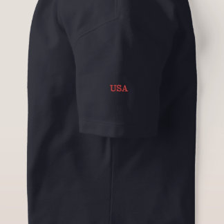 USA EMBROIDERED POLO SHIRT