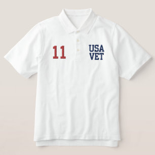 USA EMBROIDERED POLO SHIRT