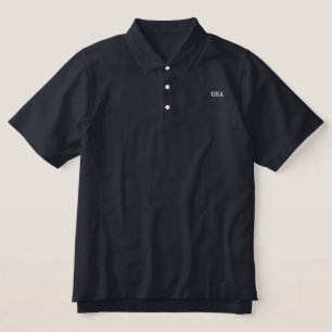USA EMBROIDERED POLO SHIRT