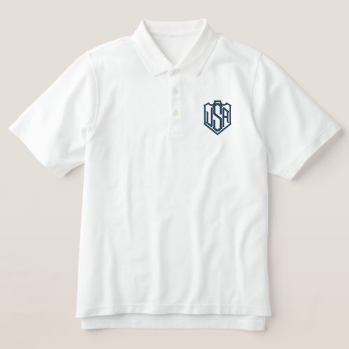 USA EMBROIDERED POLO SHIRT