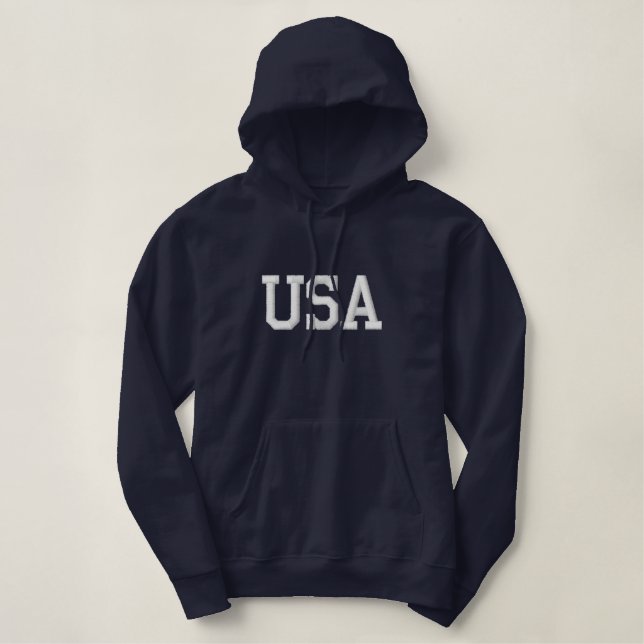 USA Embroidered Shirt (Design Front)