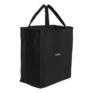 USA EMBROIDERED TOTE BAG