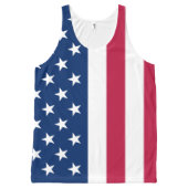 USA Est. 1776 American Flag All-Over-Print Tank Top (Front)