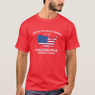 USA EST. 1776 PHILADELPHIA PENNSYLVANIA T-Shirt