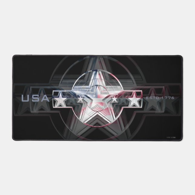 USA Estd. 1776 Desk Mat (Front)