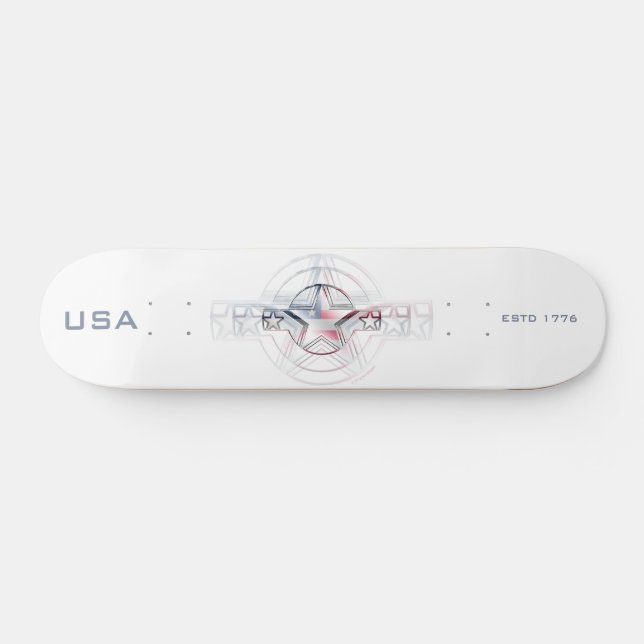 USA Estd. 1776 Skateboard (Horz)