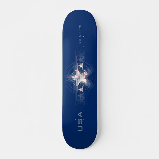 USA Estd. 1776 Skateboard (Front)