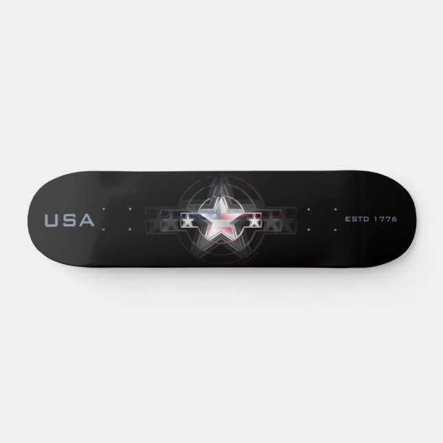 USA Estd. 1776 Skateboard (Horz)
