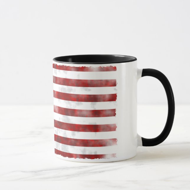 Usa faded nice pattern flag mug (Right)