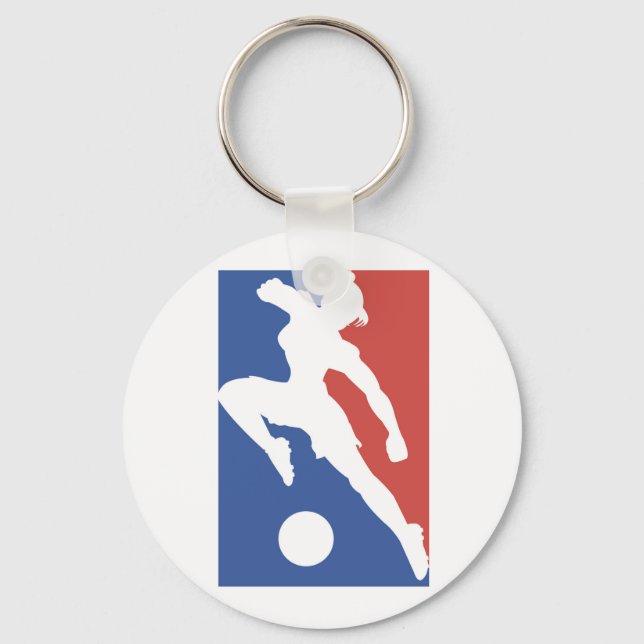 USA Female Soccer Tshirts and Gifts Keychain (Front)