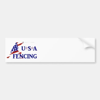 USA Fencing Bumper Sticker