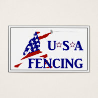 USA Fencing Business Card