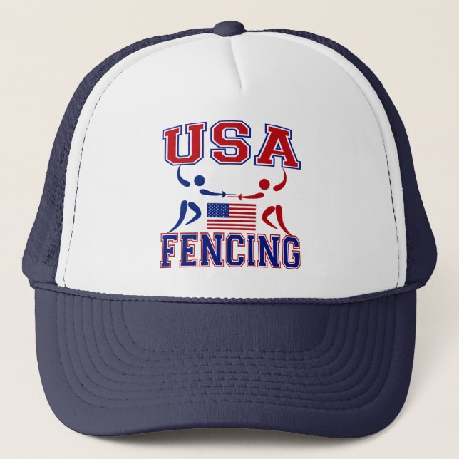 USA Fencing Trucker Hat (Front)