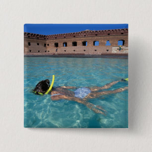 USA, FL, Florida Keys, Fort Jefferson, 1846, Button