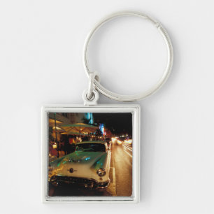 USA, FL, Miami, South Beach at night. 2 Keychain