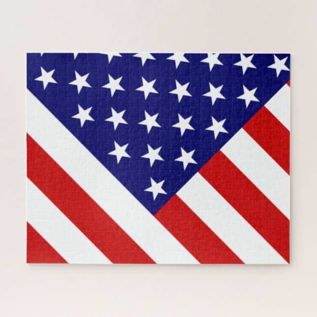 USA Flag 16x20 520pc jpcnt Jigsaw Puzzle (Horizontal)