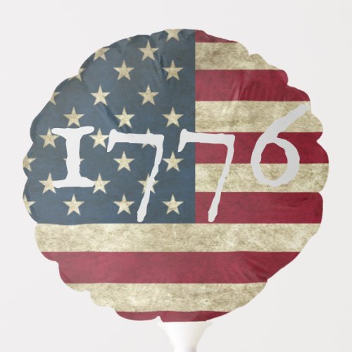 USA Flag 1776 Party Balloon