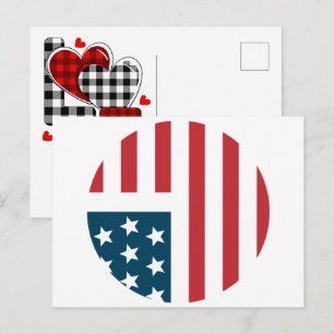 USA Flag 2026 – Bold American Flag for 250th Holiday Postcard