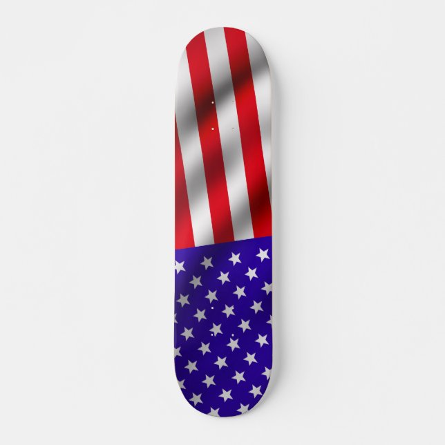 USA flag 3 Skateboard Deck (Front)