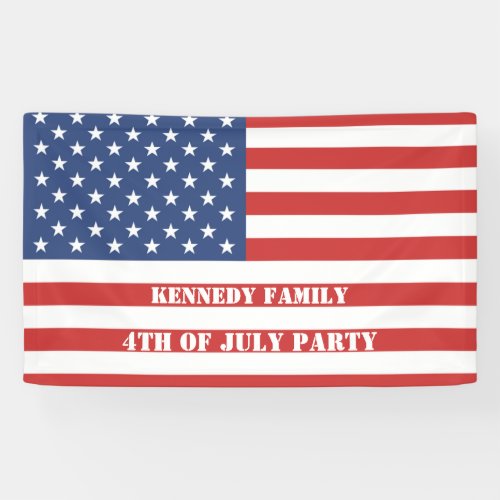 USA Flag 4th Of July Independence Day Party Family