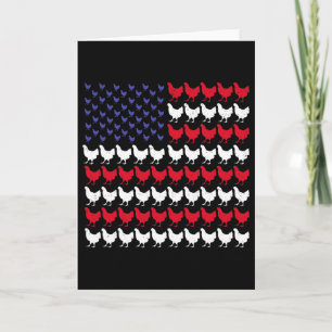 Usa Flag 4th Of July United We Stand Divided We Fa Card