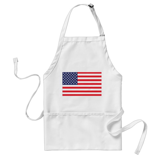 USA Flag Adult Apron (Front)