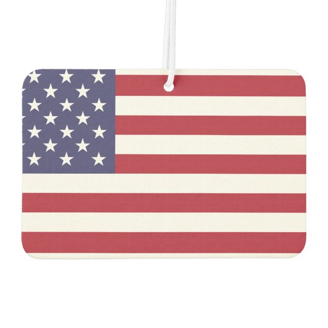 USA Flag Air Freshener (Back)