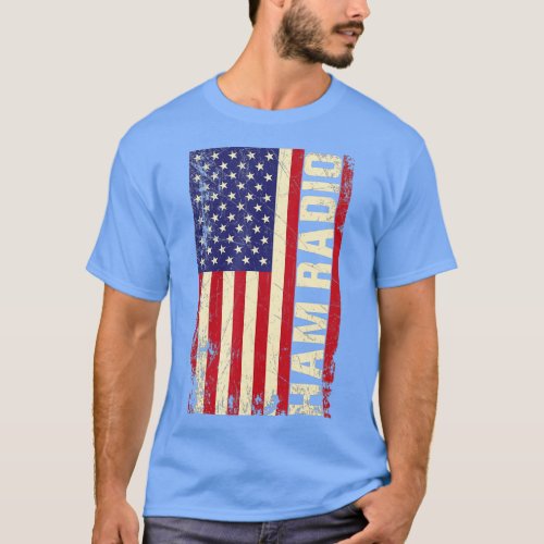 USA Flag Amateur Ham Radio Day Celebration Shirt G