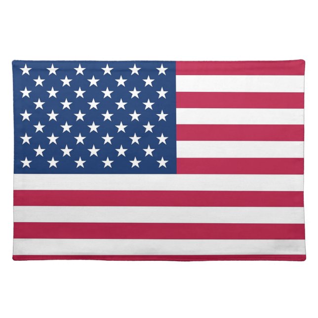 USA Flag American MoJo Placemat (Front)