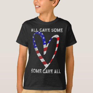 Usa Flag American Patriotic Heart Armed Forces T-Shirt