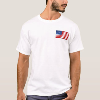 USA Flag and Map T-Shirt