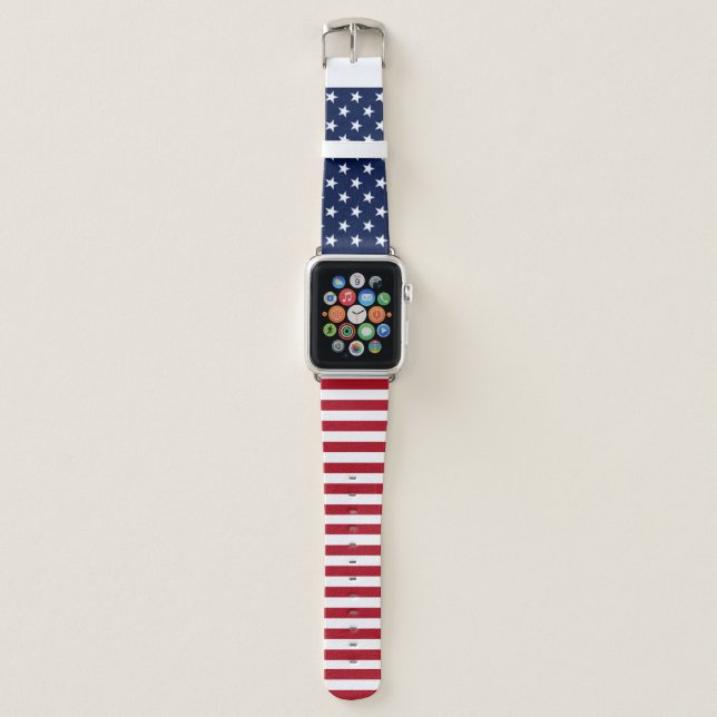 USA Flag Apple Watch Band (Front)