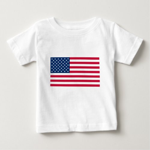 USA Flag Baby T_Shirt United States of America