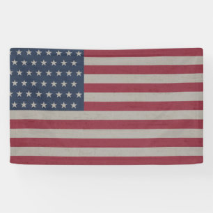 USA FLAG BANNER 4TH OF JULY