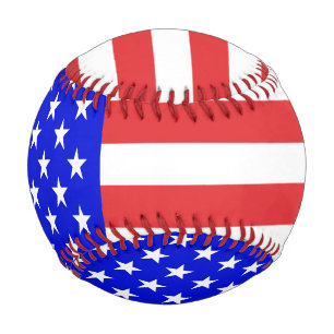 USA Flag Baseball