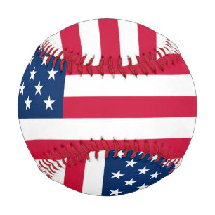 USA Flag Baseball Patriotic American Gift