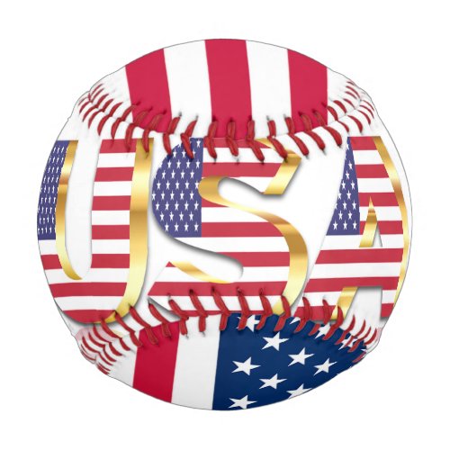 USA Flag Baseball United States of America