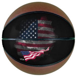 USA flag Basketball