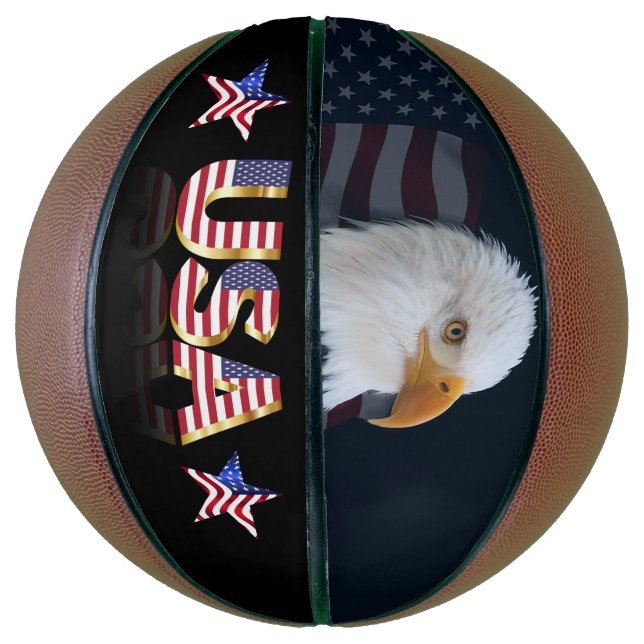 Usa flag basketball (Vertical)