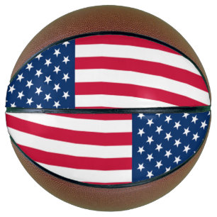 USA Flag Basketball