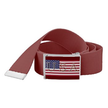 Usa Flag Belt by usadesignstore at Zazzle