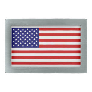 USA Flag Belt Buckle