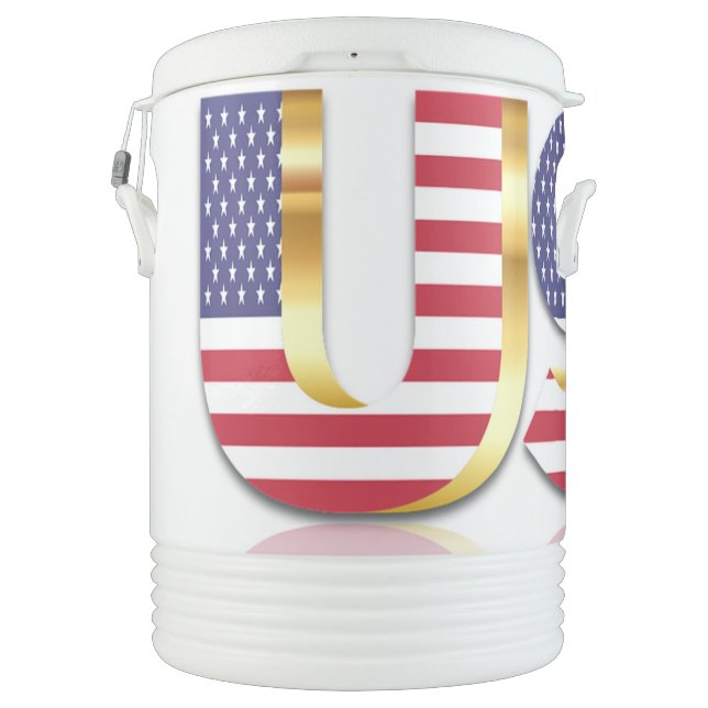 USa Flag Beverage Cooler (Back)