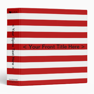 USA Flag Binder