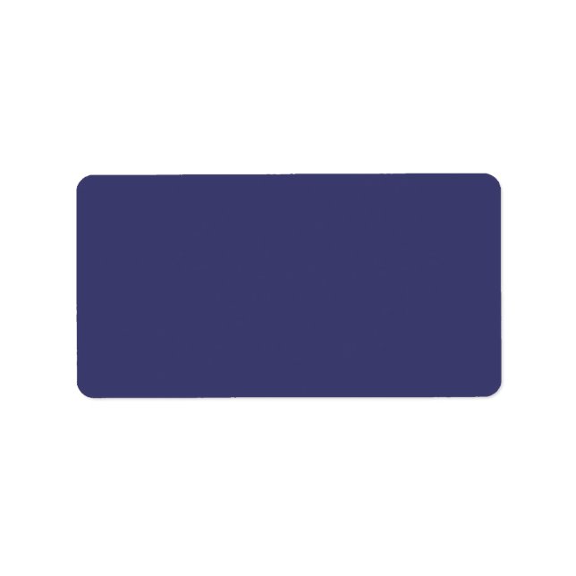 USA Flag Blue Royal Blue Deep Blue Label (Front)