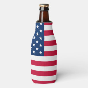 USA Flag Bottle Cooler American Patriotic